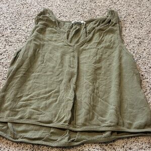 O'Neill Olive Green Casual Tank Top